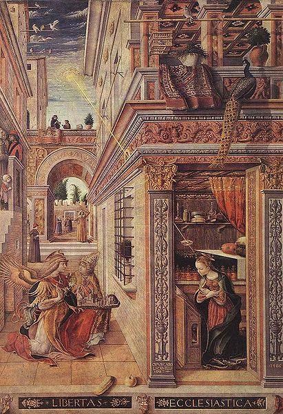 Carlo Crivelli Annunciation with St. Emidius